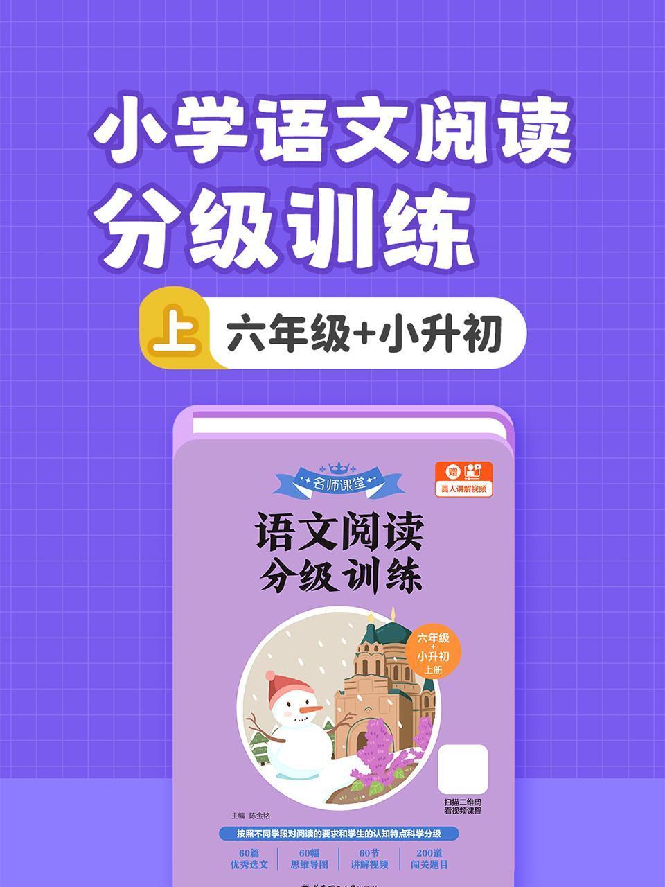 小学语文阅读分级训练六年级小升初上